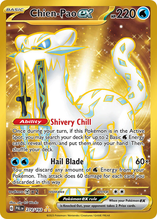 Chien-Pao ex 274/193 - POKEMON SCARLET & VIOLET: PALDEA EVOLVED - Pokemon Single Card