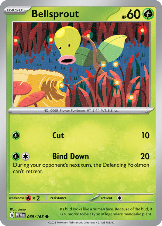 069/165 Bellsprout - SCARLET AND VIOLET: 151 - Pokemon Single Card