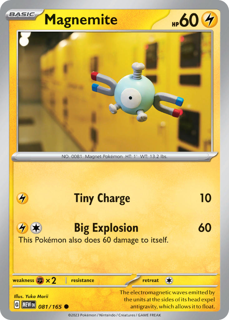 081/165 Magnemite - SCARLET AND VIOLET: 151 - Pokemon Single Card