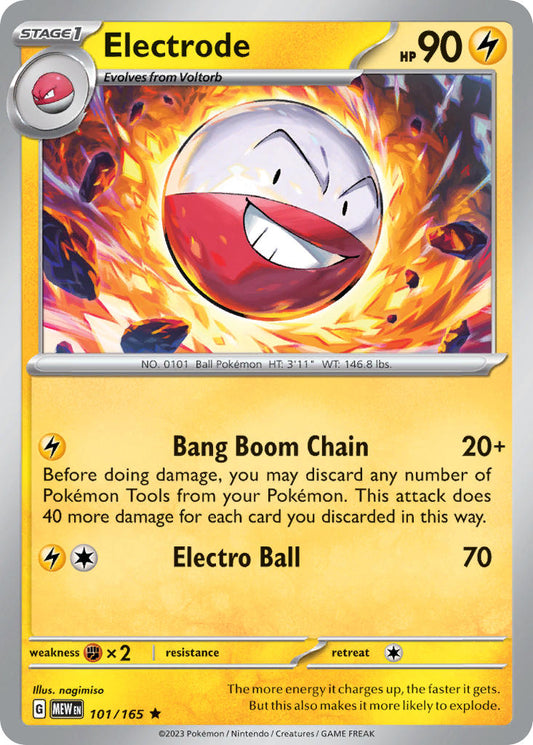 101/165 Electrode - SCARLET AND VIOLET: 151 - Pokemon Single Card