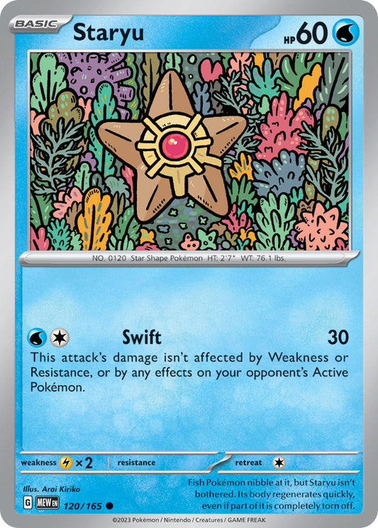 120/165 Staryu - SCARLET AND VIOLET: 151 - Pokemon Single Card