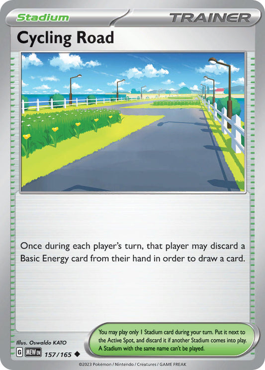 157/165 Cycling road - SCARLET AND VIOLET: 151 - Pokemon Single Card