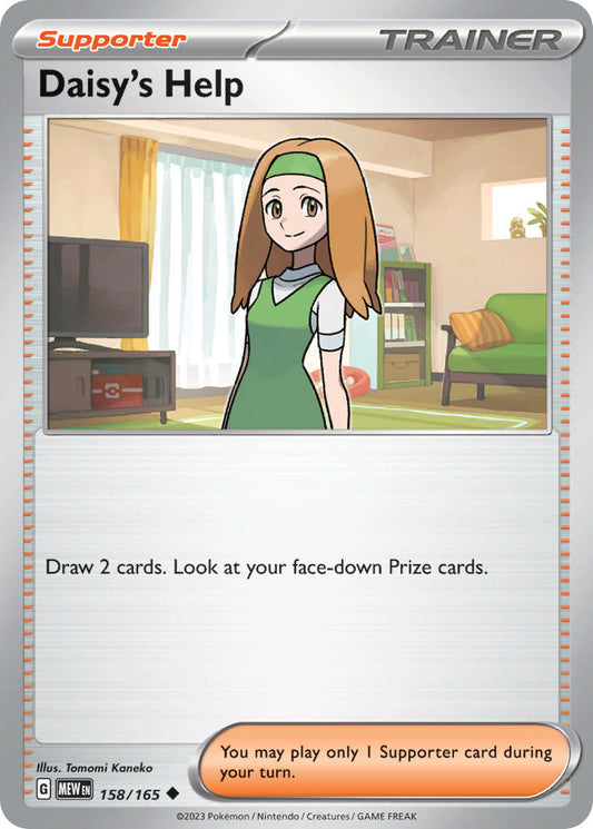 158/165 Daisy's help - SCARLET AND VIOLET: 151 - Pokemon Single Card