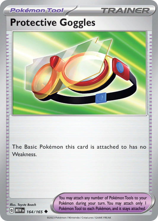 164/165 Protective Goggles - SCARLET AND VIOLET: 151 - Pokemon Single Card