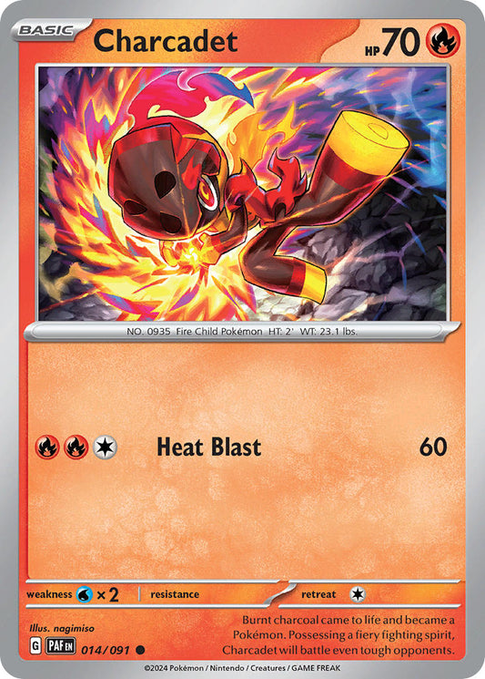 Charcadet 014/091 - POKEMON SCARLET & VIOLET: PALDEAN FATES - Pokemon Single Card