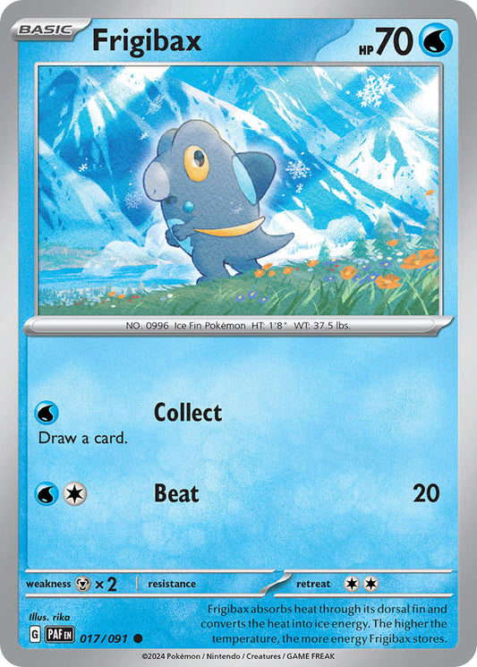 Frigibax 017/091 - POKEMON SCARLET & VIOLET: PALDEAN FATES - Pokemon Single Card