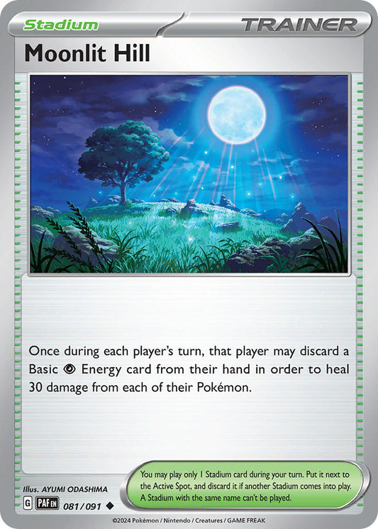 Moonlit Hill 081/091 - POKEMON SCARLET & VIOLET: PALDEAN FATES - Pokemon Single Card
