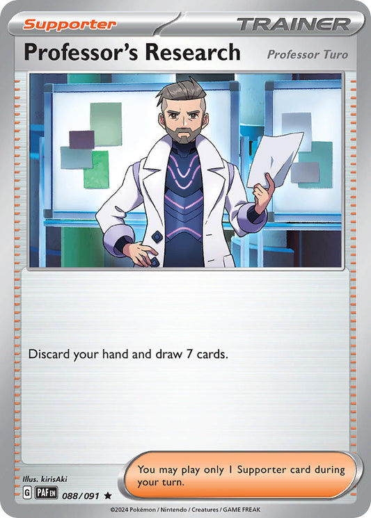 Professor's Research 088/091 - POKEMON SCARLET & VIOLET: PALDEAN FATES - Pokemon Single Card