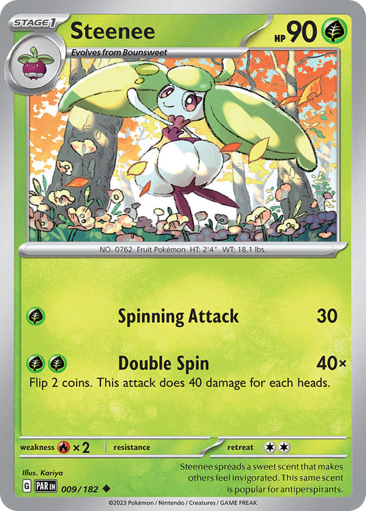 009/182 Steenee - SCARLET AND VIOLET: PARADOX RIFT - Pokemon Single Card