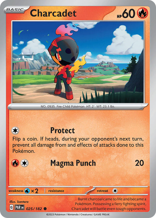 025/182 Charcadet - SCARLET AND VIOLET: PARADOX RIFT - Pokemon Single Card