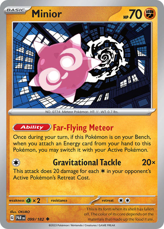 099/182 Minior - SCARLET AND VIOLET: PARADOX RIFT - Pokemon Single Card