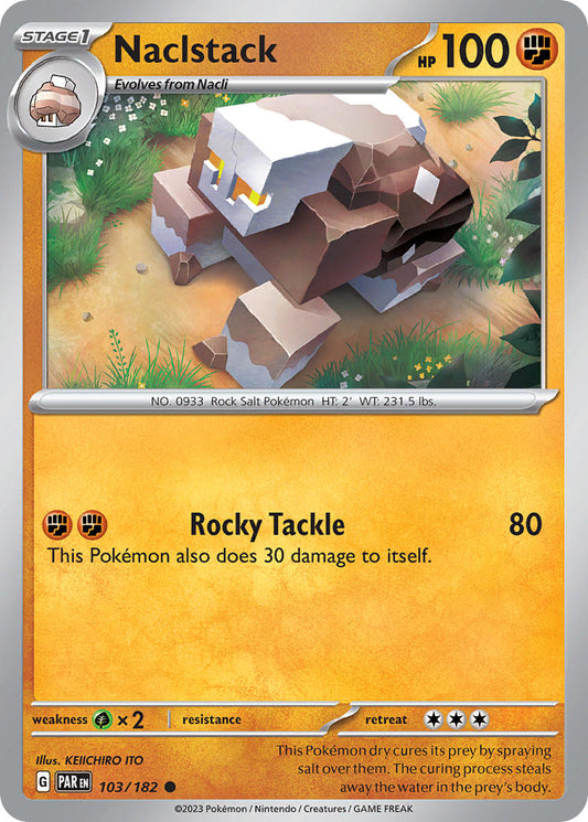 103/182 Naclstack - SCARLET AND VIOLET: PARADOX RIFT - Pokemon Single Card