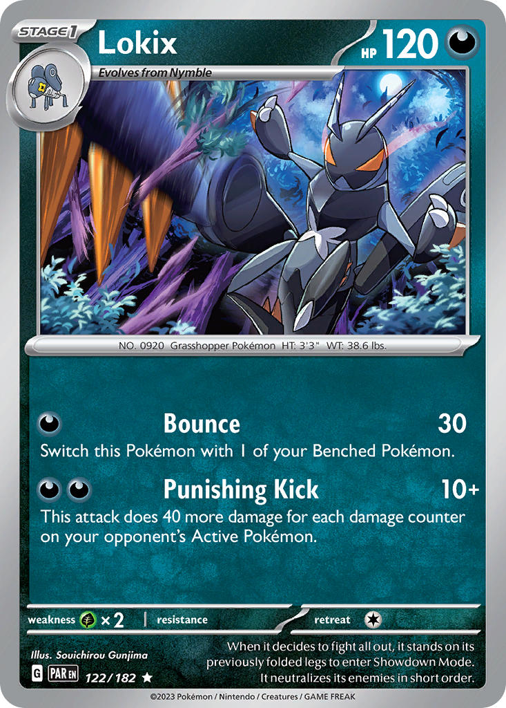 122/182 Lokix - SCARLET AND VIOLET: PARADOX RIFT - Pokemon Single Card