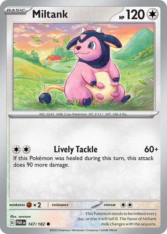 147/182 Miltank - SCARLET AND VIOLET: PARADOX RIFT - Pokemon Single Card