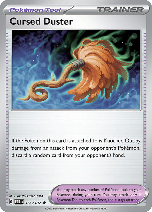 161/182 Cursed Duster - SCARLET AND VIOLET: PARADOX RIFT - Pokemon Single Card