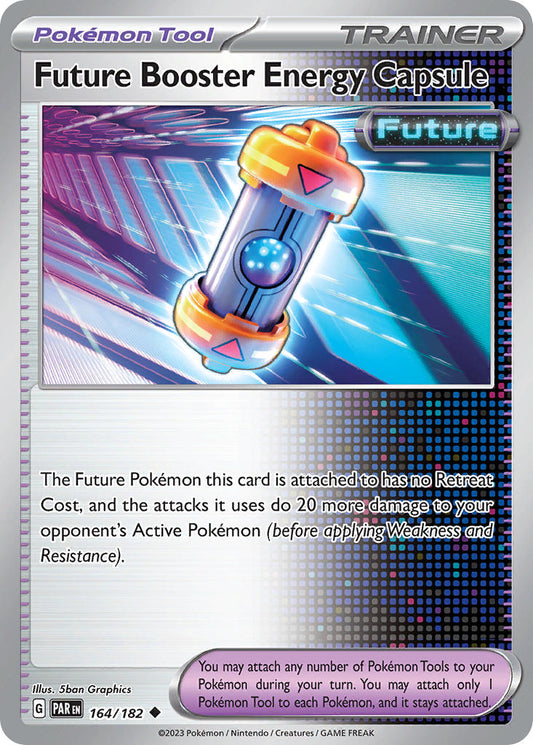 164/182 Future Booster Energy Capsule - SCARLET AND VIOLET: PARADOX RIFT - Pokemon Single Card