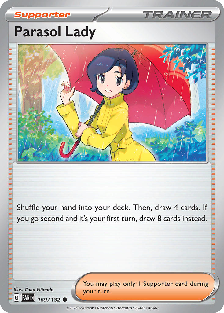 169/182 Parasol Lady - SCARLET AND VIOLET: PARADOX RIFT - Pokemon Single Card