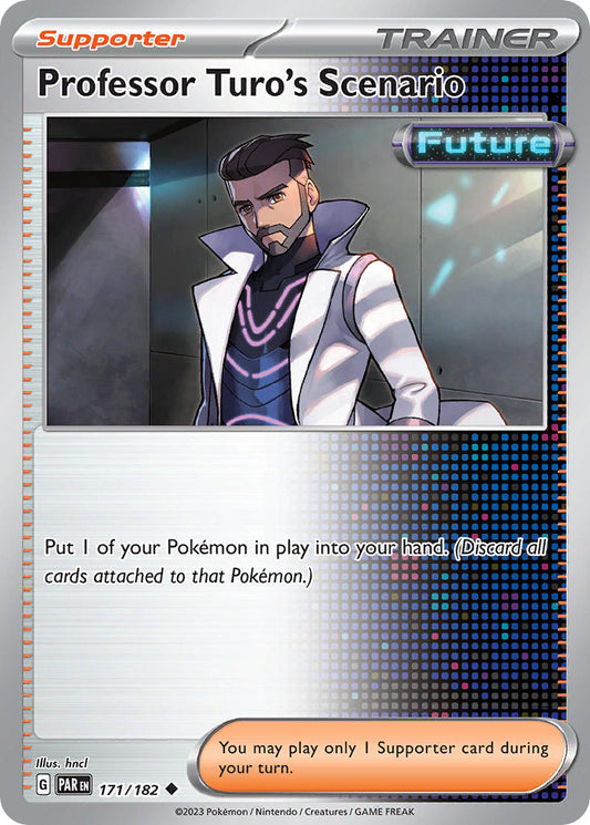 171/182 Professor Turo's Scenario - SCARLET AND VIOLET: PARADOX RIFT - Pokemon Single Card