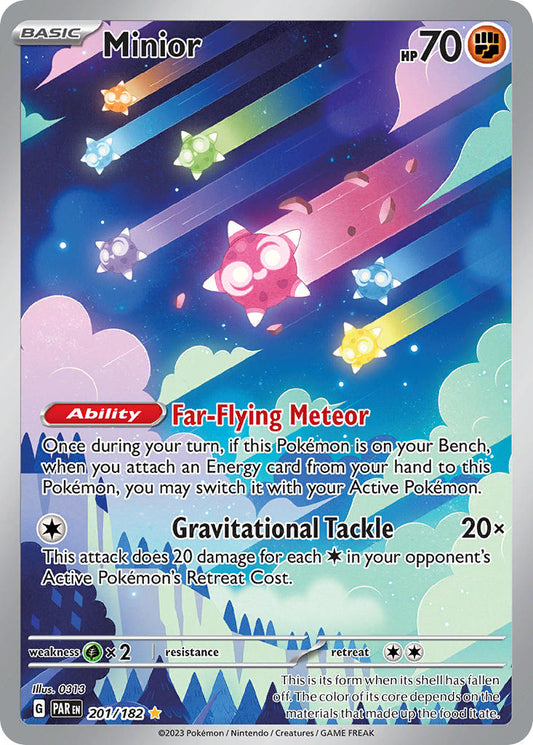 201/182 Minior - SCARLET AND VIOLET: PARADOX RIFT - Pokemon Single Card