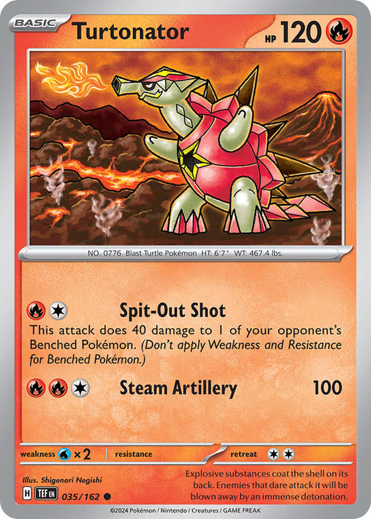 035/162 Turtonator - SCARLET AND VIOLET: TEMPORAL FORCES - Pokemon Single Card