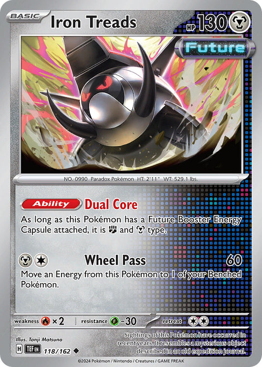 118/162 Iron Treads - SCARLET AND VIOLET: TEMPORAL FORCES - Pokemon Single Card