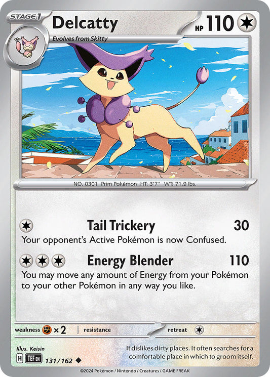 131/162 Delcatty - SCARLET AND VIOLET: TEMPORAL FORCES - Pokemon Single Card