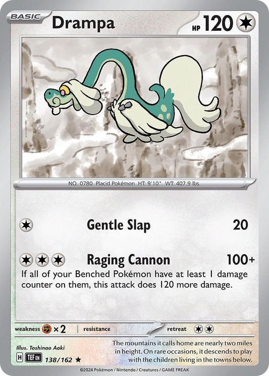 138/162 Drampa - SCARLET AND VIOLET: TEMPORAL FORCES - Pokemon Single Card