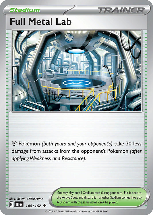 148/162 Full Metal Lab - SCARLET AND VIOLET: TEMPORAL FORCES - Pokemon Single Card