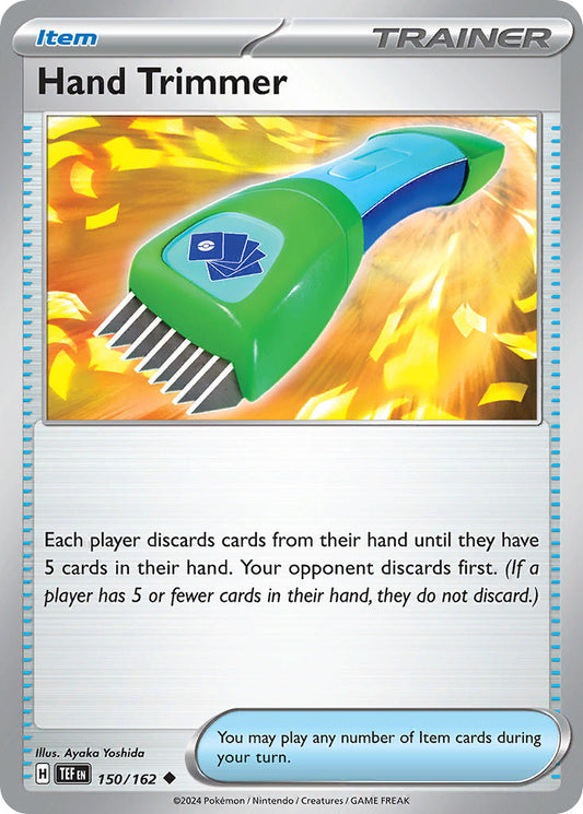 150/162 Hand Trimmer - SCARLET AND VIOLET: TEMPORAL FORCES - Pokemon Single Card