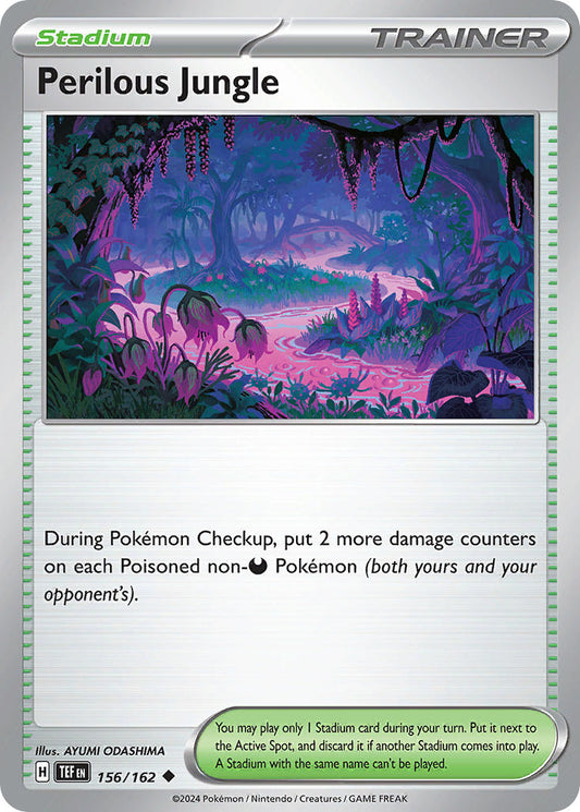 156/162 Perilous Jungle - SCARLET AND VIOLET: TEMPORAL FORCES - Pokemon Single Card