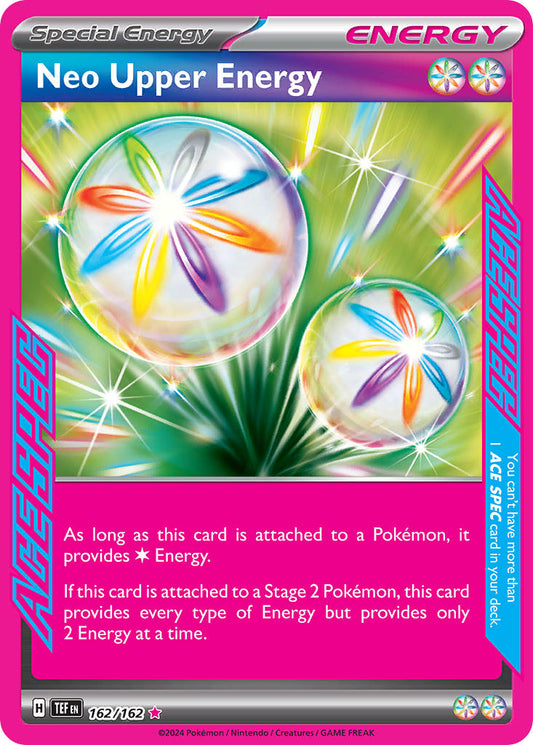 162/162 Neo Upper Energy ACE SPEC - SCARLET AND VIOLET: TEMPORAL FORCES - Pokemon Single Card