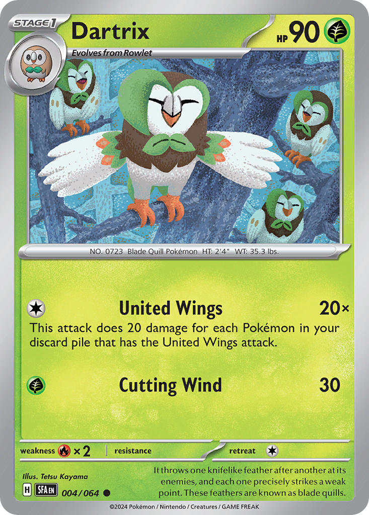 Dartric 004/064 - POKEMON SCARLET & VIOLET: SHROUDED FABLE - Pokemon Single Card