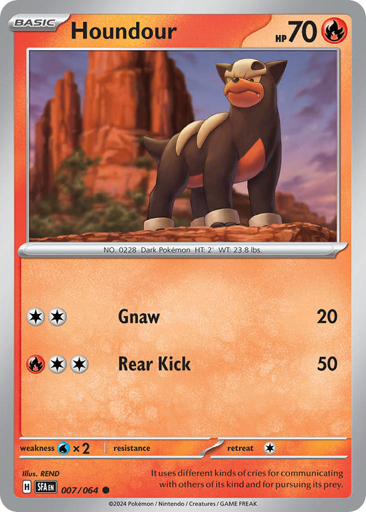 Houndour 007/064 - POKEMON SCARLET & VIOLET: SHROUDED FABLE - Pokemon Single Card