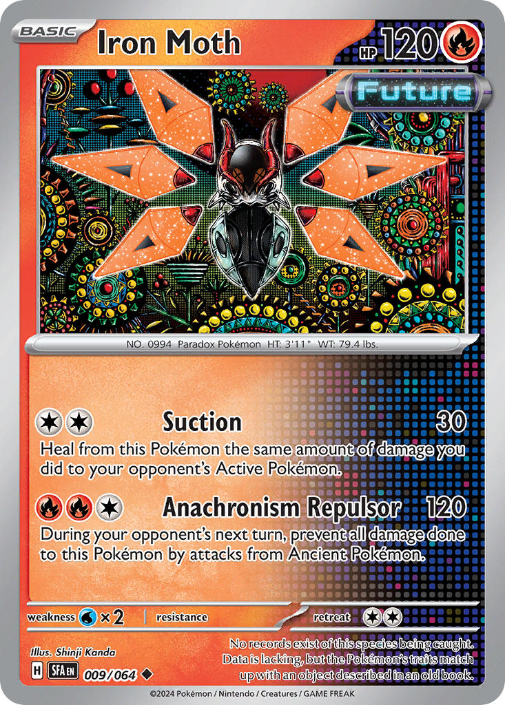Iron Moth 009/064 - POKEMON SCARLET & VIOLET: SHROUDED FABLE - Pokemon Single Card