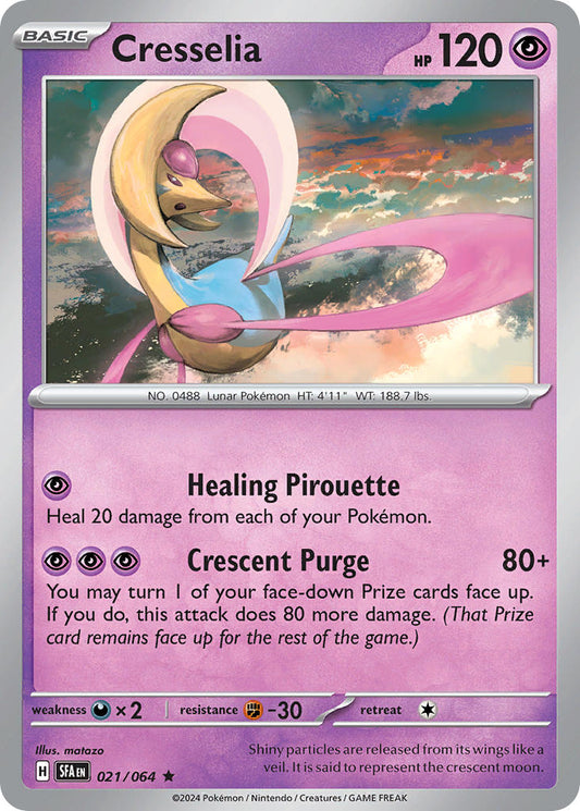Cresselia 021/064 - POKEMON SCARLET & VIOLET: SHROUDED FABLE - Pokemon Single Card