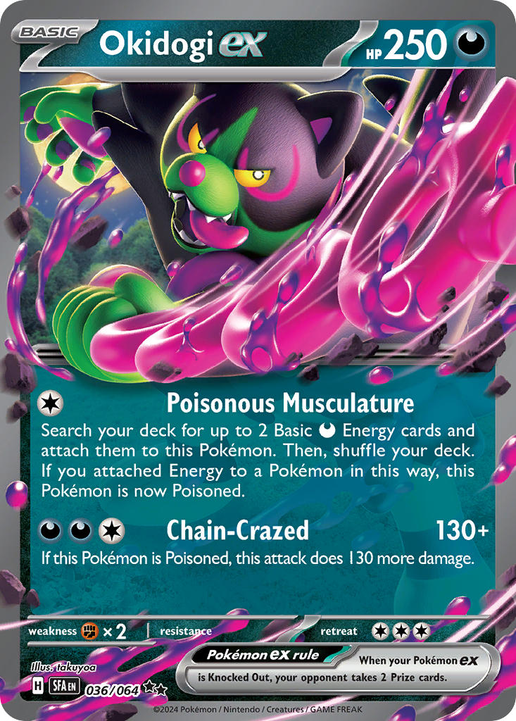 Okidogi ex 036/064 - POKEMON SCARLET & VIOLET: SHROUDED FABLE - Pokemon Single Card