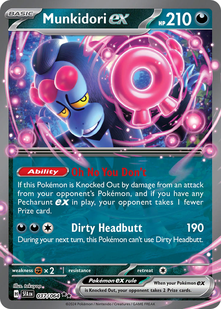 Munkidori ex 037/064 - POKEMON SCARLET & VIOLET: SHROUDED FABLE - Pokemon Single Card