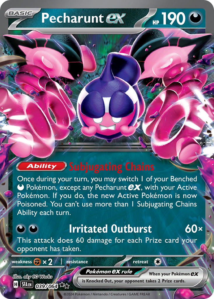 Pecharunt ex 039/064 - POKEMON SCARLET & VIOLET: SHROUDED FABLE - Pokemon Single Card