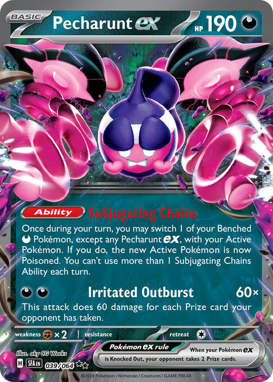 Pecharunt ex 039/064 - POKEMON SCARLET & VIOLET: SHROUDED FABLE - Pokemon Single Card