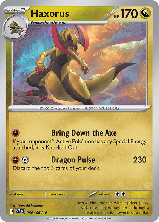 Haxorus 046/064 - POKEMON SCARLET & VIOLET: SHROUDED FABLE - Pokemon Single Card