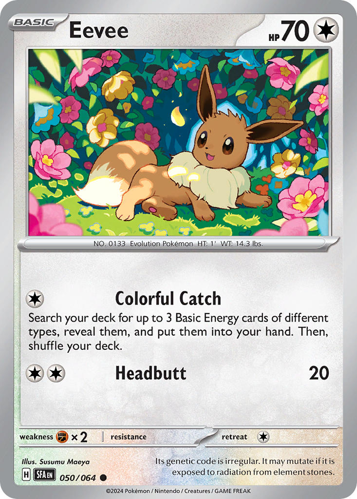 Eevee 050/064 - POKEMON SCARLET & VIOLET: SHROUDED FABLE - Pokemon Single Card