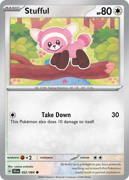 Stufful 052/064 - POKEMON SCARLET & VIOLET: SHROUDED FABLE - Pokemon Single Card