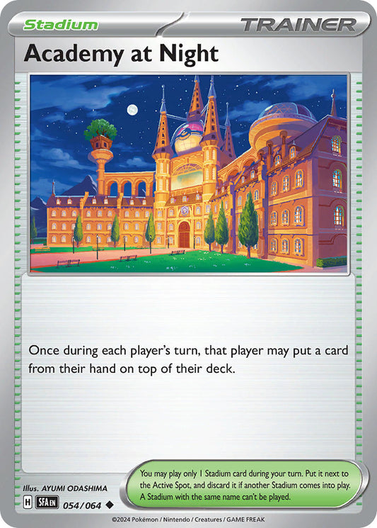 Academy at Night 054/064 - POKEMON SCARLET & VIOLET: SHROUDED FABLE - Pokemon Single Card