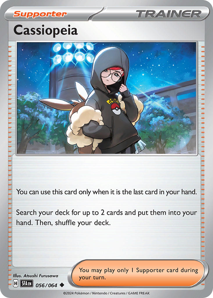 Cassiopeia 056/064 - POKEMON SCARLET & VIOLET: SHROUDED FABLE - Pokemon Single Card
