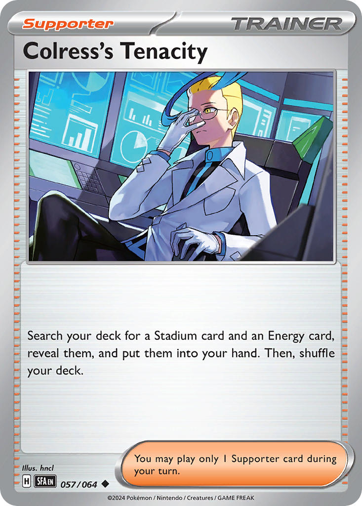 Colress's Tenacity 057/064 - POKEMON SCARLET & VIOLET: SHROUDED FABLE - Pokemon Single Card