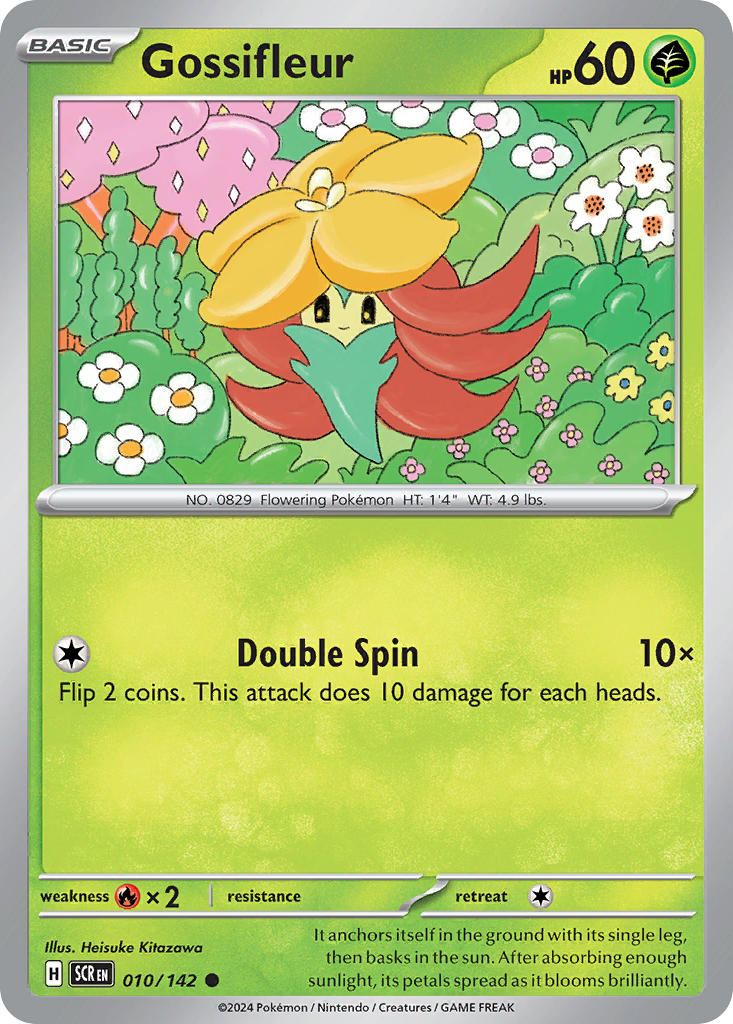 Gossifleur 010/142 - POKEMON SCARLET & VIOLET: STELLAR CROWN