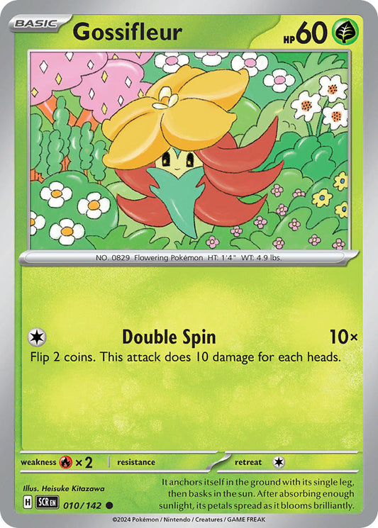 Gossifleur 010/142 - POKEMON SCARLET & VIOLET: STELLAR CROWN