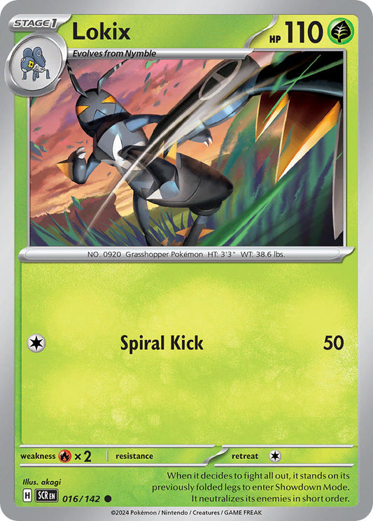 Lokix 016/142 - POKEMON SCARLET & VIOLET: STELLAR CROWN