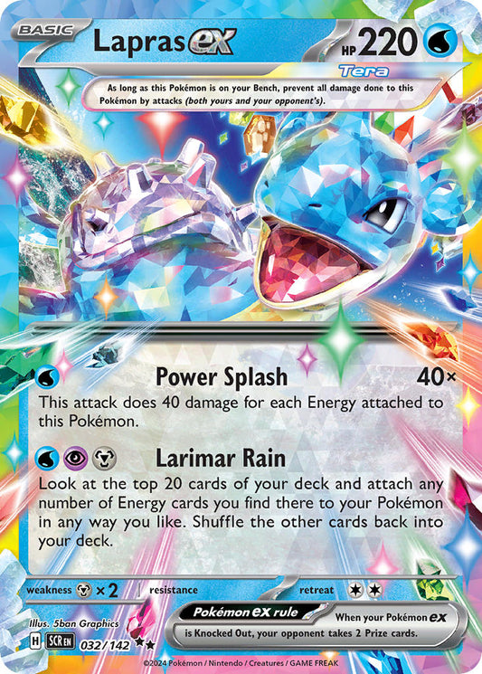 Lapras ex 032/142 - POKEMON SCARLET & VIOLET: STELLAR CROWN