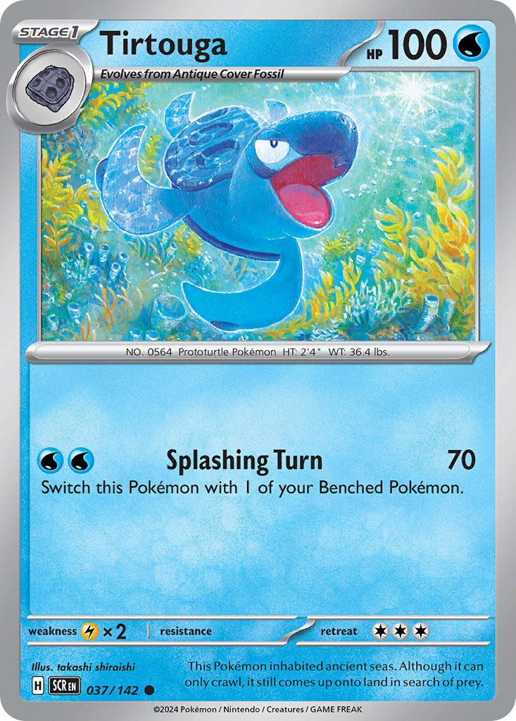 Tirtouga 037/142 - POKEMON SCARLET & VIOLET: STELLAR CROWN
